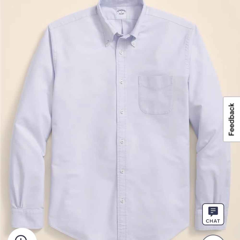 Men's Light Blue Oxford Shirt